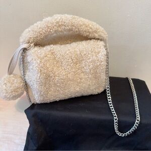 Shearling Mini Tote Bag (BRAND NEW)